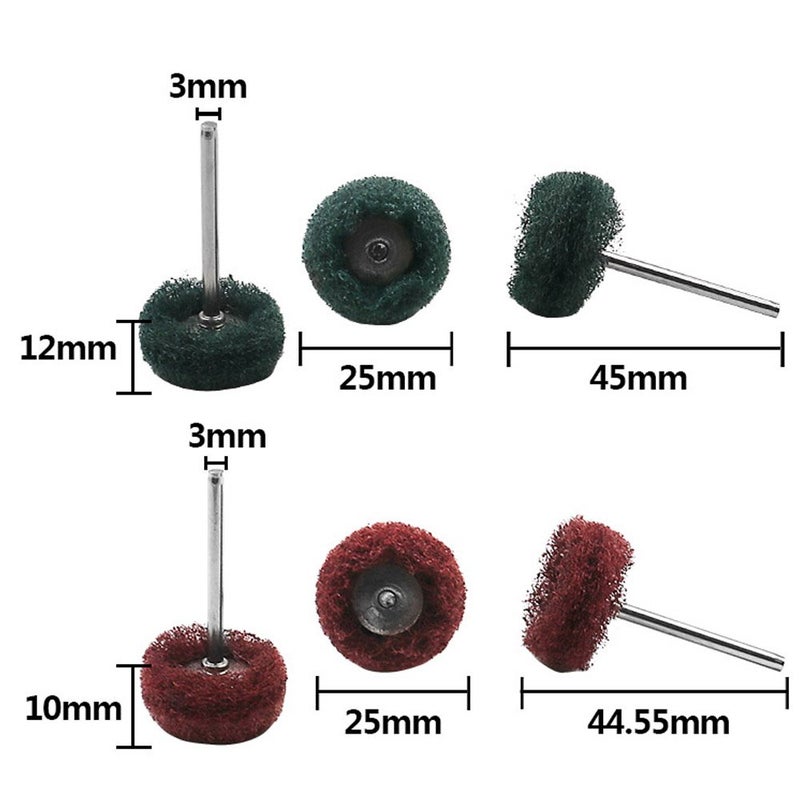 YEEZUGO Abrasive Buffing Wheels, 40pcs Buffing Polishing Wheel Set 80/120/160/240 Grit for Dremel Rotary Tool by YEEZUGO - Image 4